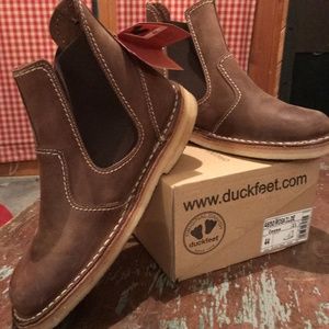 Duckfeet Roskilde 44 Cocoa, Slip-on Leather Boots